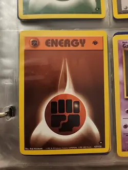 Pokemon TCG Fighting Energy Gym Challenge 1st Edition 127/132 - Image 1