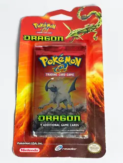 Pokemon TCG EX Dragon Blister Pack Factory Sealed Absol Art Rare Booster Pack - Image 2
