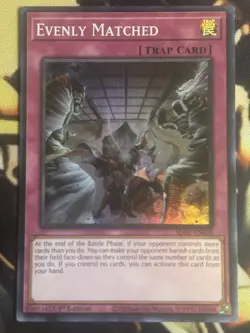 Yugioh: Evenly Matched - SDBT-EN038 - Super Rare - 1st Edition - NM - Image 1