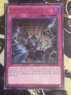 Yugioh: Evenly Matched - DUPO-EN099 - Ultra Rare - 1st Edition - NM - Image 1
