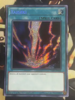 Yugioh: Raigeki - TN19-EN010 - Prismatic Secret Rare - Limited Edition - MP - Image 1