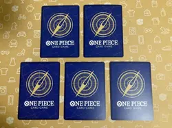 【Set of 5】One Piece Luffy Promo Card ST21-014 Magazine Card only Japanese - Image 2