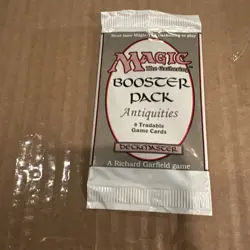 Mtg Antiquities Booster Pack Vintage Magic Cards Sealed - Image 1