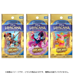 Disney Lorcana TCG Into the Inklands Booster Pack Japanese 3pack 18cards - Image 1