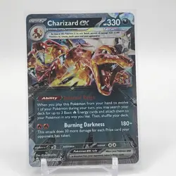 Charizard ex - 054/091 - Double Rare - Paldean Fates - Pokemon Card - NM/M - Image 1