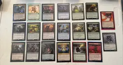 20 Magic The Gathering MTG SLEEVED card lot RARES Lightly played - Near mint - Image 1