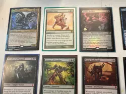 20 Magic The Gathering MTG SLEEVED card lot RARES Lightly played - Near mint - Image 3