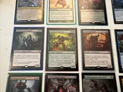 20 Magic The Gathering MTG SLEEVED card lot RARES Lightly played - Near mint - Image 4
