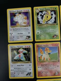 Pokemon TCG WOTC Gym Challenge Card Lot of 7 - Vintage 2000 - Image 2