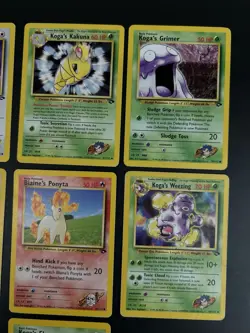 Pokemon TCG WOTC Gym Challenge Card Lot of 7 - Vintage 2000 - Image 3