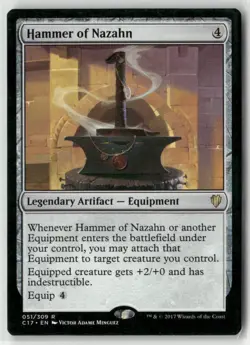 Magic the Gathering Hammer of Nazahn Commander 2017 #51 - Image 1