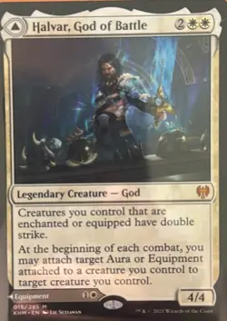 Kaldheim Halvar, God of Battle // Sword of the Realms - Image 1