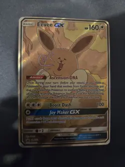 Pokemon TCG Eevee GX SM233 Full Art Black Star Promo Sun & Moon - Image 1