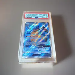 2019 POKEMON SM BLACK STAR PROMO #SM189 FULL ART BLASTOISE GX PSA 10 GEM MINT - Image 2