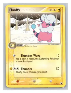 Pokemon TCG Flaaffy 56/115 Unseen Forces Normal LP - Image 1
