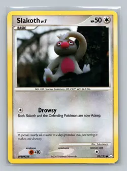 Pokemon TCG Slakoth 99/123 Mysterious Treasures Normal LP - Image 1