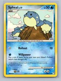 Pokemon TCG Spheal 102/123 Mysterious Treasures Normal LP - Image 1