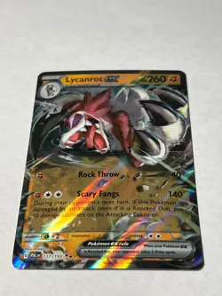 Pokemon TCG Lycanroc ex 117/193 Paldea Evolved Holo Double Rare NM - Image 1