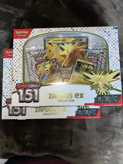 Pokemon TCG Scarlet & Violet 151 Factory Sealed Zapdos Ex Collection Box! - Image 1