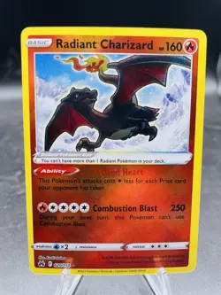 Pokemon Radiant Charizard 020/159 Crown Zenith Ultra Rare Holo NM - Image 1