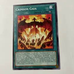 Yu-Gi-Oh! TCG Crimson Gaia Common 1st Edition SDCK-EN026 - Image 1