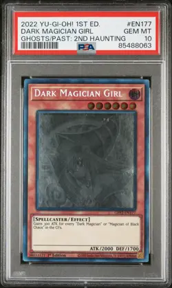 2022 YU-GI-OH! GFP2-1ST EDITION #EN177 DARK MAGICIAN GIRL PSA 10 - Image 1