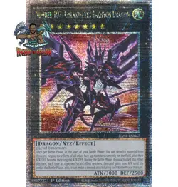 Yugioh! 1x Number 107: Galaxy-Eyes Tachyon Dragon RA04-EN067 QCR 1st Ed NM - Image 1