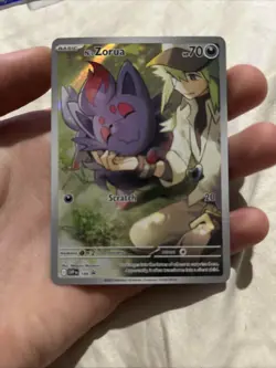 N's Zorua SVP 189 Scarlet & Violet Promo Rare Card Holo 2025 - Image 1