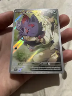 N's Zorua SVP 189 Scarlet & Violet Promo Rare Card Holo 2025 - Image 2