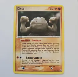 Pokemon Card Ditto (Geodude) EX Delta Species Common 62/113 - LP - Image 1
