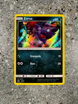 Pokemon TCG Cards Zorua SM83 Black Star Promo Holo - Image 1