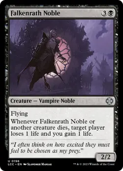 Falkenrath Noble [The Lost Caverns of Ixalan Commander] Magic MTG - Image 1
