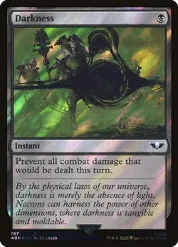 MTG | Darkness (Surge Foil)| Warhammer 40,000 | 40K | Magic the Gathering | NM - Image 1