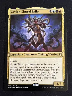 1x Zevlor, Elturel Exile (296) Commander Legends Battle for Baldur's Gate LP MTG - Image 1