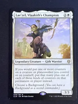1x Lae'zel, Vlaakith's Champion (029) Battle for Baldur’s Gate LP MTG Magic x1 - Image 1