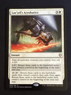 1x Lae'zel's Acrobatics (030) Commander Legends: Battle for Baldur's Gate LP MTG - Image 1