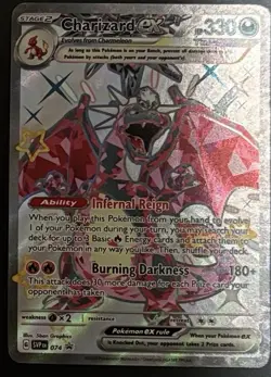 Pokemon TCG Charizard EX SVP 074 Black Star Promo Holo Full Art NM/M 1 - Image 1