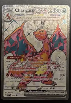 Pokemon Charizard ex 056 Scarlet & Violet Black Star Promo Holo Full Art NM/M 1 - Image 1