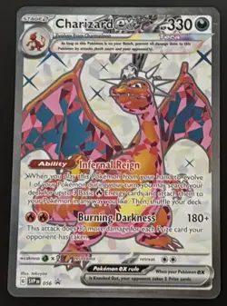 Pokemon Charizard ex 056 Scarlet & Violet Black Star Promo Holo Full Art NM/M 1 - Image 2