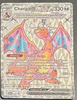 Pokemon Charizard ex 056 Scarlet & Violet Black Star Promo Holo Full Art NM/M 1 - Image 3