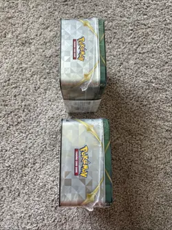 Pokemon TCG Arceus Spring 2022 Collector Chest Lunchbox Tin Lot of 2 Sealed - Image 4