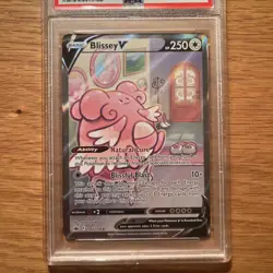 2021 Pokemon SWSH Chilling Reign 183/198 Blissey V PSA 9 - Image 2