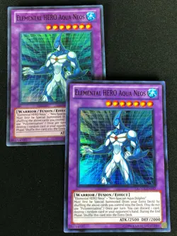 YUGIOH ELEMENTAL HERO AQUA NEOS LCGX-EN057 SUPER X2 (NM) - Image 1