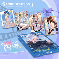 2BOX Secret Words Premium Booster Box Spicy Goddess Trading Card's Anime Waifu - Image 3
