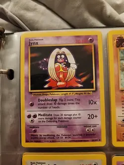 Pokemon TCG Jynx Base Set, Unlimited Uncommon Card 31/102 - Image 1