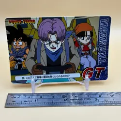 Trunks Dragon Ball GT Battle Card Carddass #33 Amada 1996 Japanese Japan C-29 - Image 2