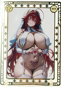 Goddess Story: Rias Gremory (Highschool DxD) Spicy Metal Anime Waifu CCG Card - Image 2