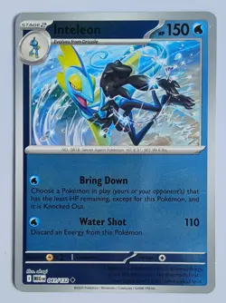 POKEMON CARD GAME INTELEON 041/132 MEGA EVOLUTION UNCOMMON REVERSE HOLO• - Image 1