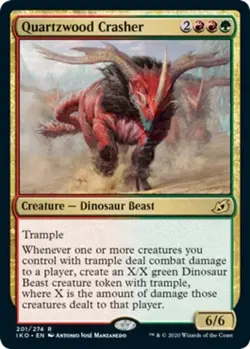 Quartzwood Crasher - Ikoria: Lair of Behemoths - Magic the Gathering MTG NM - Image 1