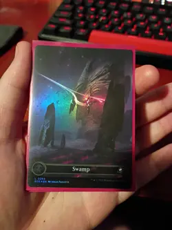 Swamp (Borderless) (Foil) 0264 (L) MTG Edge of Eternities (EOE) - Image 1